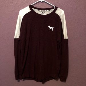 VS PINK crew neck jersey shirt!